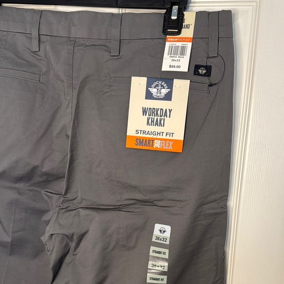 NWT Dockers Gray Chinos with Smart 360 Flex and Straight Leg - Picture 6 of 7